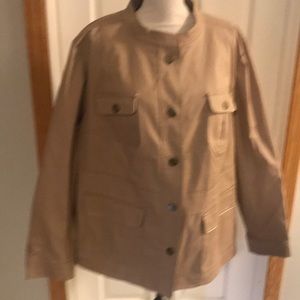 Loft plus size 20 utility jacket
